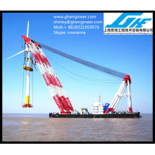 heavy duty full slewing floating crane